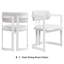 Ensemble de 2 chaises de salle à manger rembourrées, sièges en tissu avec structure en métal-1949761698-1949761699