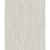 Huntington Indigo Geometric Stripe Wallpaper
