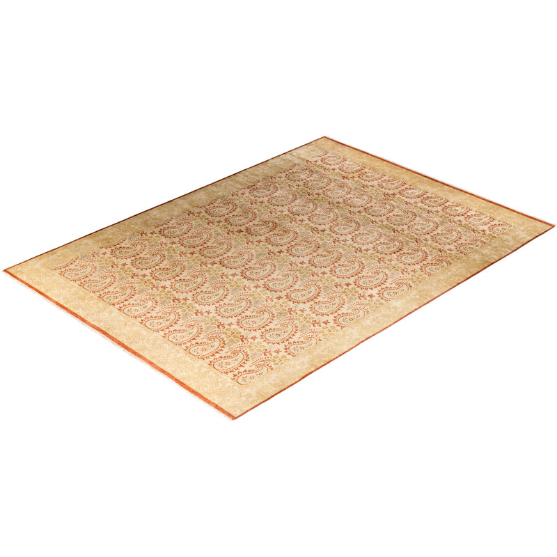 Overdyed One-of-a-Kind 9' 0" X 12' 3" Hand Knotted Area Rug