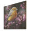 Oiseau rose en charme d'hiver II - impression d'oiseau sur bois-640790201