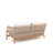 Lyal Wood Patio Loveseat