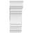 5"W x 12"D x 14"H Standard Olympic Architectural Grade PVC Bracket with Traditional Ends-33859956