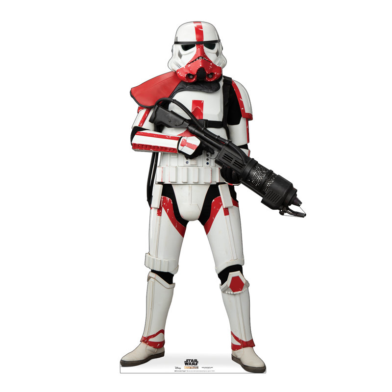 Accroche en carton à films lucass d’incinérateur cavalier mandalorian disney