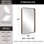 Miroir de salle de bain Inse Cadre en acier inoxydable-751417639-751417625