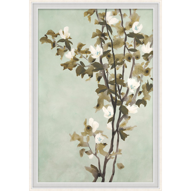 Blossoms In Mint 1 Print by Studio L57 Affinity, 24.75" H x 17.75" W