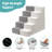 5 Tier Wider Pet Stairs Dog Stairs Non-Slip Dog Steps For Old Cats, Puppy, Small Medium Large Dogs-1580814605-1609119940