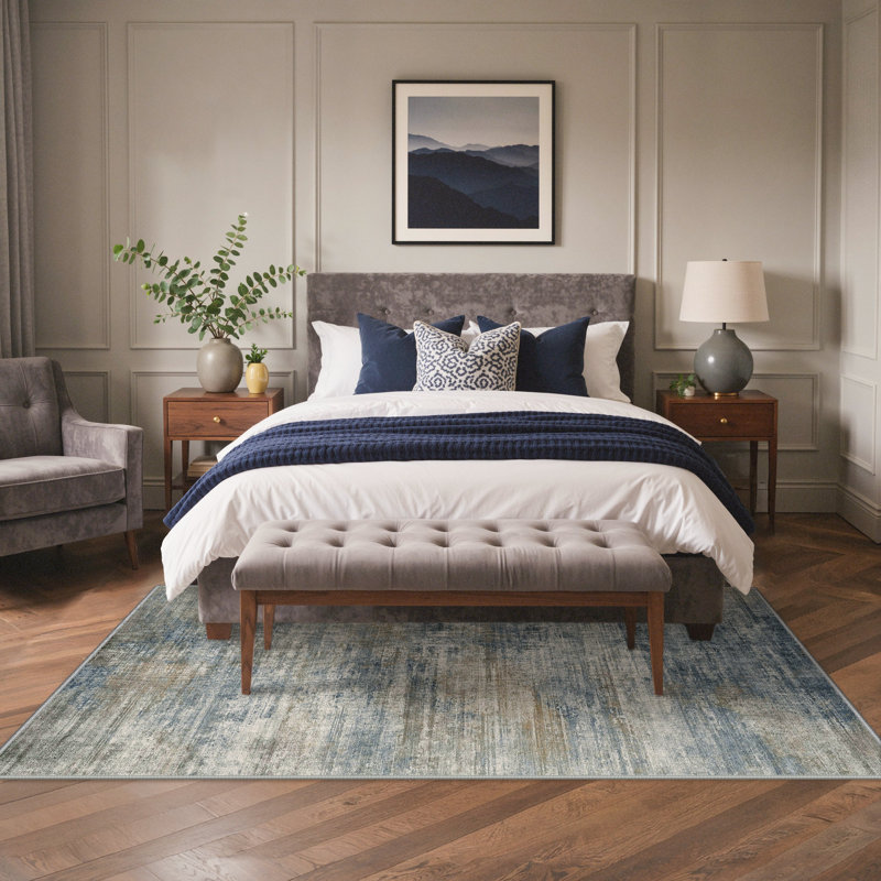 Abstract Area Rug, Rectangle 200 x 290 cm