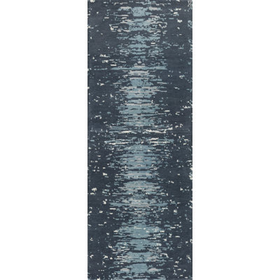 Static Hand Woven Wool Abstract Area Rug