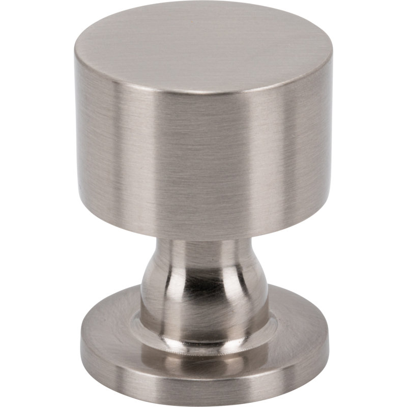Dante Round Knob, Brushed Satin Nickel, 1"