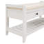 Shoe Rack With Cushioned Seat And Drawers, Multipurpose Entryway Storage Bench-114198535