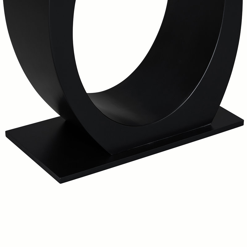  39.43" Console Table, Black