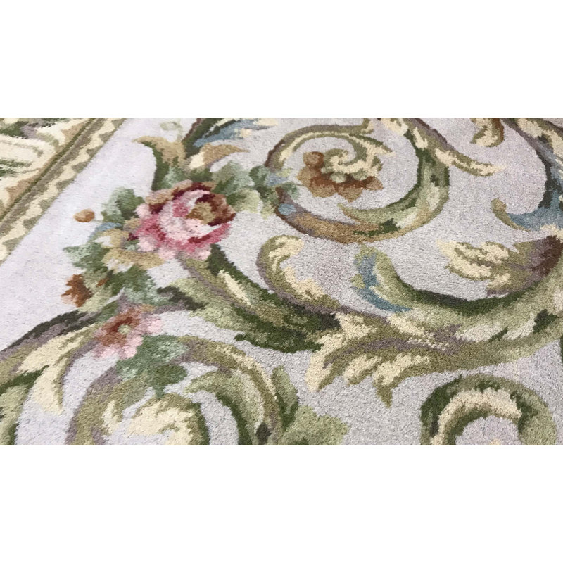 Wool Oriental Area Rug, Rectangle 8'9" x 11'9"
