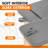 Cheer Collection Silicone Pot Holders, 2 Pack Ribbed Grip and Cotton Lining-119014507
