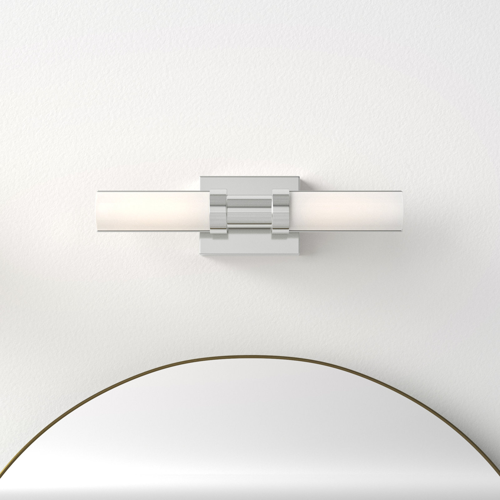 Kelan Single Light Dimmable LED Vanity Light, Chrome, 18"H x 4.75"W x 4.5"D, 15W