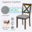 Set Of 4 Upholstered Dining Chairs With Padded Seat-723379657