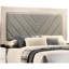 Grand lit de style classique, crème et gris, sommier requis, cadre de chambre à coucher contemporain crème, tête de lit, bois d'hévéa-1736410146