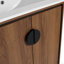 24'' Bathroom Vanity With Top Sink, Modern Bathroom Storage Cabinet With 2 Soft Closing Doors, Single Sink Bathroom Vanity