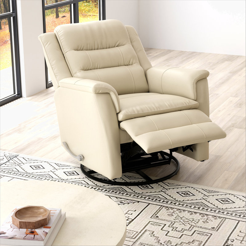 Fauteuil inclinable et oscillant Global Home avec repose-pieds manuel en coquille d'œuf Madras, Coquille d'oeuf