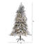 Arbre de Noël artificiel enneigé avec lumières DEL-1580586204