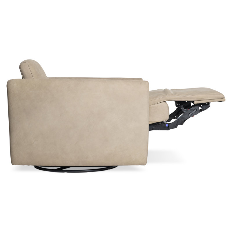 Swivel Recliner, Leather