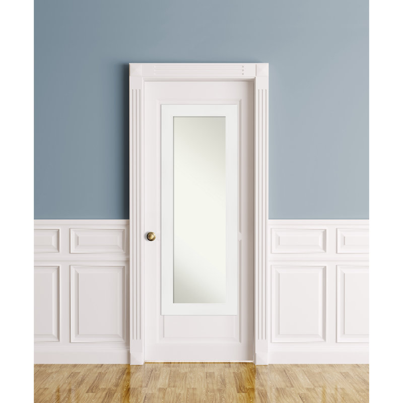 Petronia Flat Mirror, Vanity White