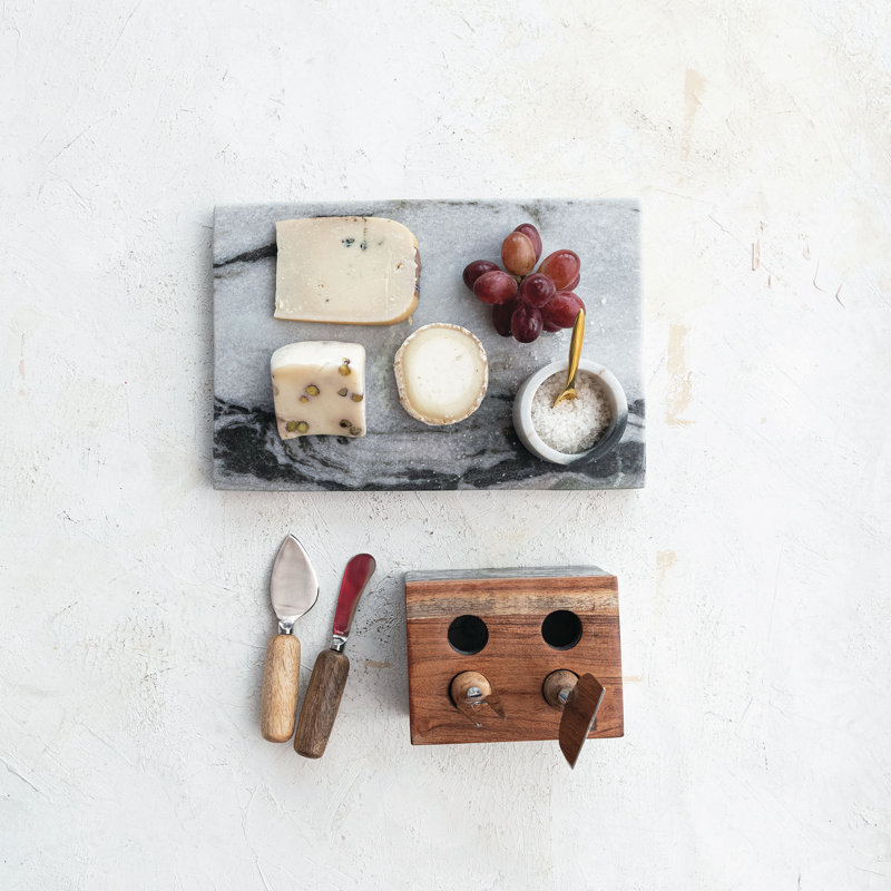 Large Marble Cheese Board