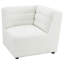 Fauteuil d'angle doux et modulaire, ajoutant du confort à l'espace de vie