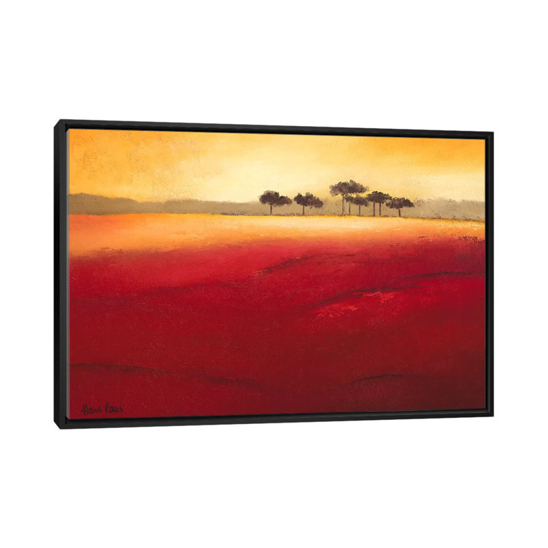 « tree timberline iv », reproduction sur toile, H 32 po x l 48 po x P 1,5 po, Toile avec cadre flottant noir, Pas de tapis
