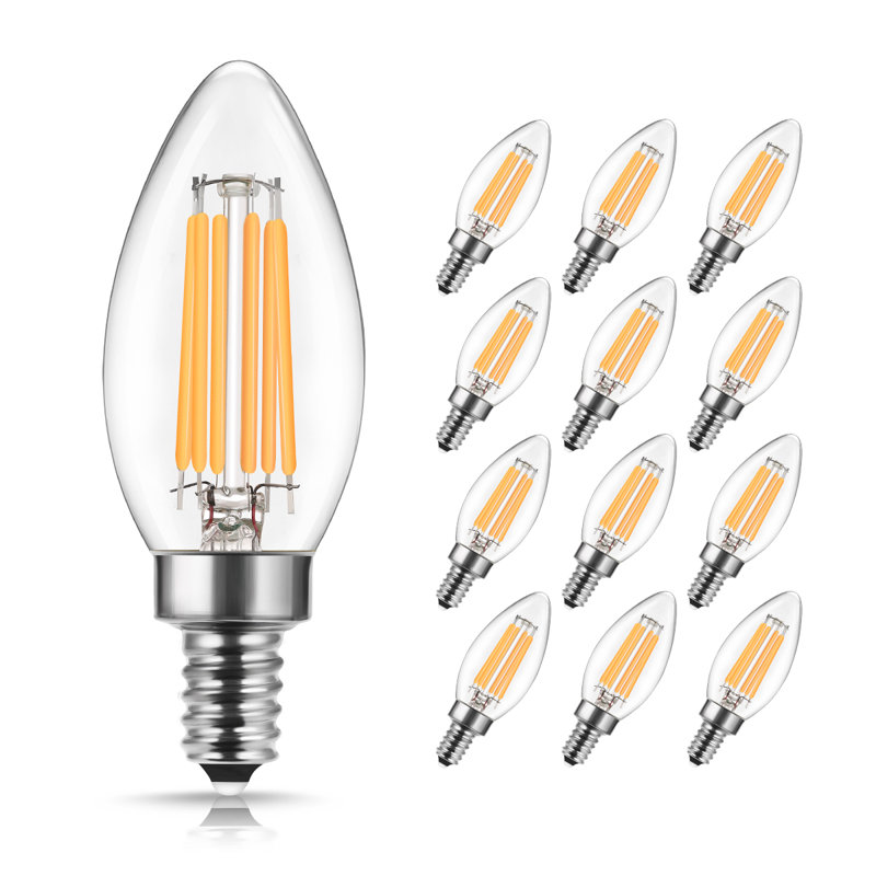 Ampoule DEL à culot candélabre à intensité variable de 40 watts E12 à intensité variable 2700K