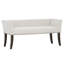 Banc rembourré crème