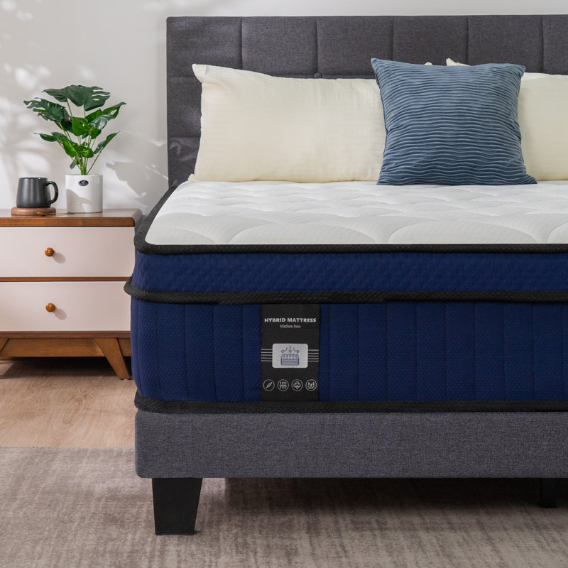 Medium Gel Memory Hybrid Mattress in a Box, Queen, 12"