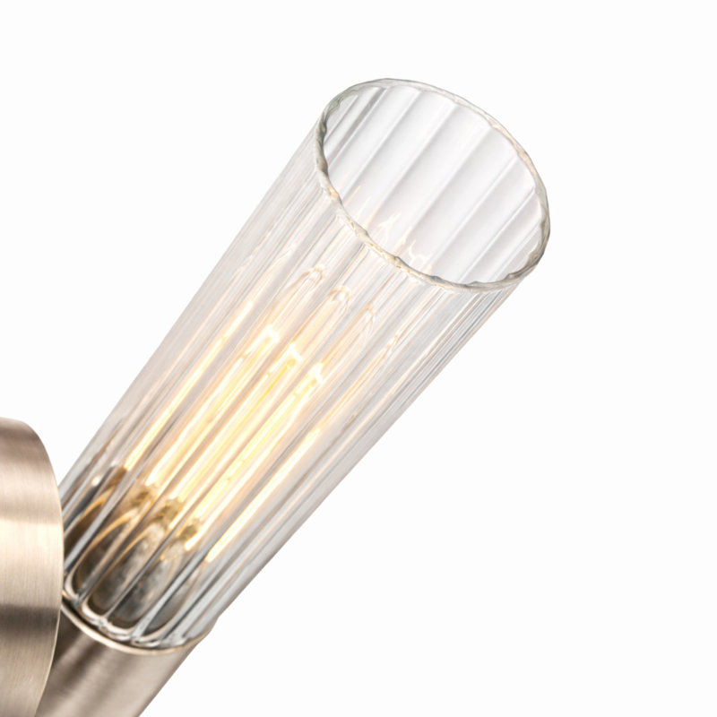 Applique murale 2 lumières DEL - Nickel brossé Fusion - Rimini ADA Up & Downlight Fusion, Nickel brossé