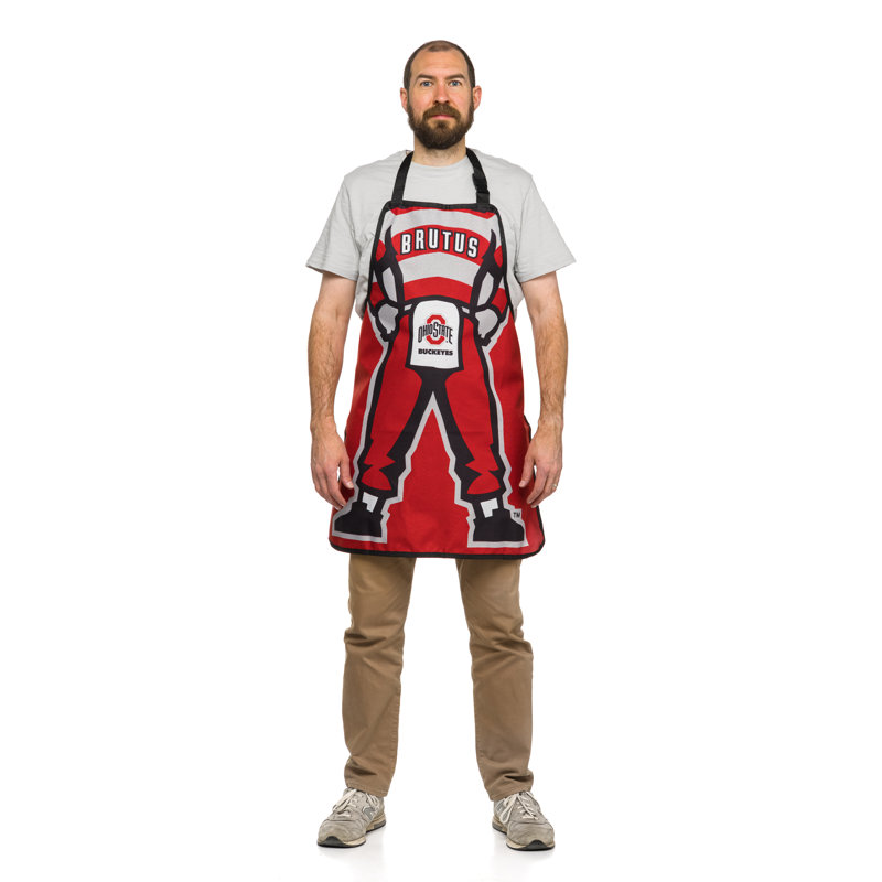 No Pattern Bib Apron, Ohio State University