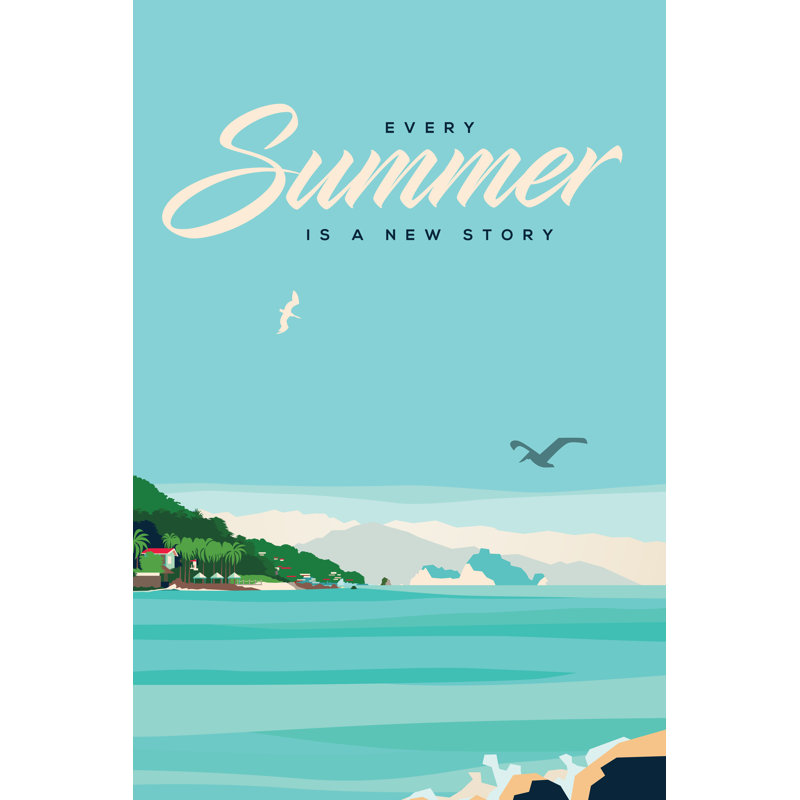 Cogan Summer - Wrapped Canvas Print, 46cm H x 30cm W x 3.8cm D