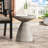 Lightweight Concrete End Table For Outdoor Areas - Functional Piece Accent Side Function