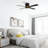 52'' Arlo 4 - Blade LED Smart Flush Mount Ceiling Fan with Wall Control and Light Kit Included.-559386193
