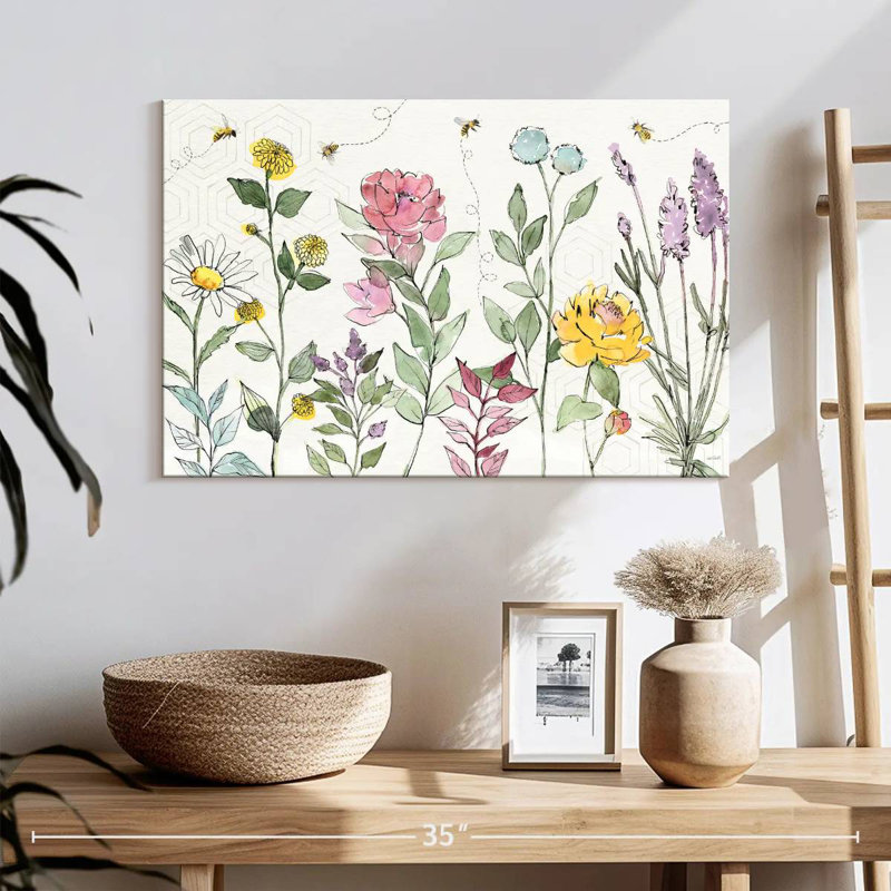 Harnek Honeybee Blossoms I, H 16 po x l 24 po