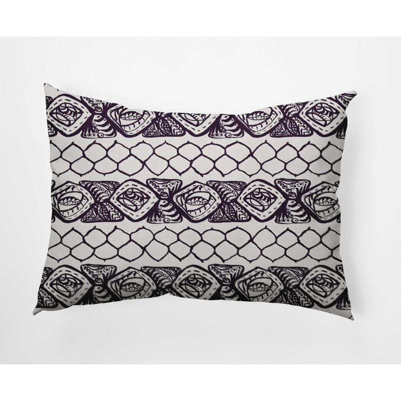Housse de coussin carrée/insert, Violet