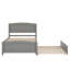 Lit plateforme avec lit gigogne-266669066