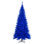 Vickerman 6.5' x 34" Slim Blue Artificial Unlit Christmas Tree with Folding Metal Tree Stand