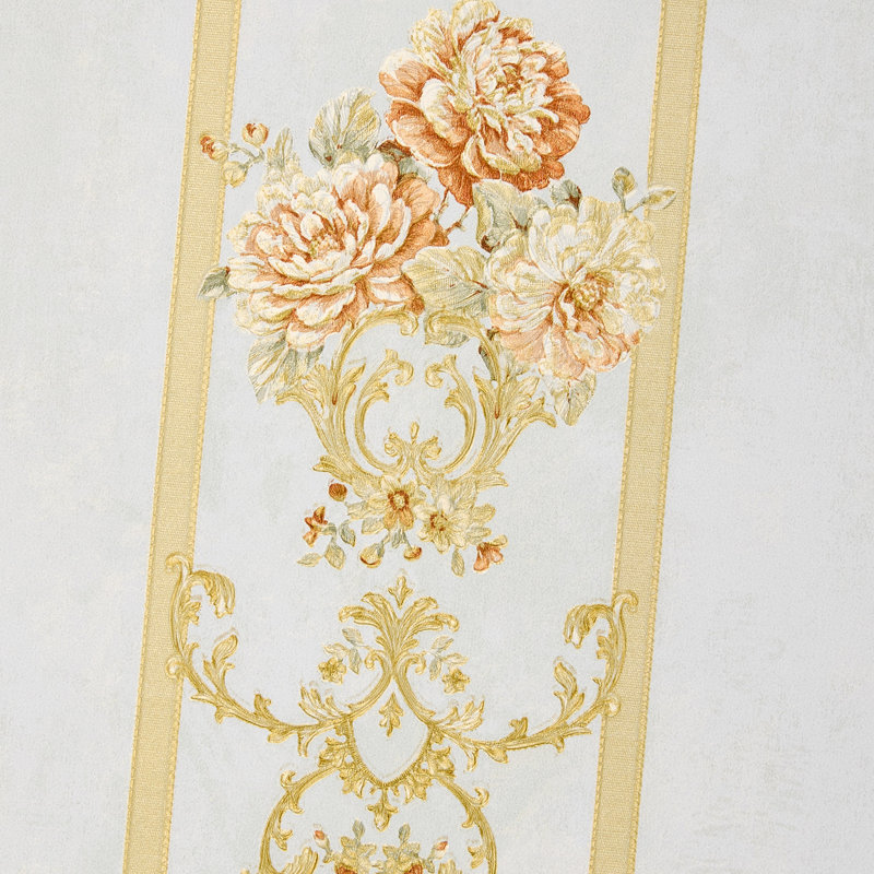 Non-Pasted Non-Woven 3D Embossed Wallpaper Roll