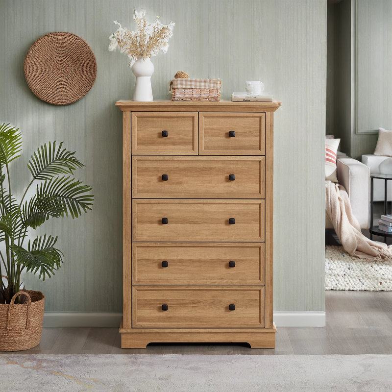 Commode 6 tiroirs, Oak