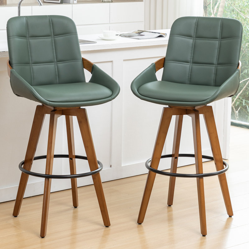 Tabourets de bar, Tabouret de bar (siège d'une hauteur de 29,52 po), Vert