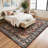 Boho Oriental Area Rug Non-slip Washable Low Pile Carpet-1074072955-1097094617