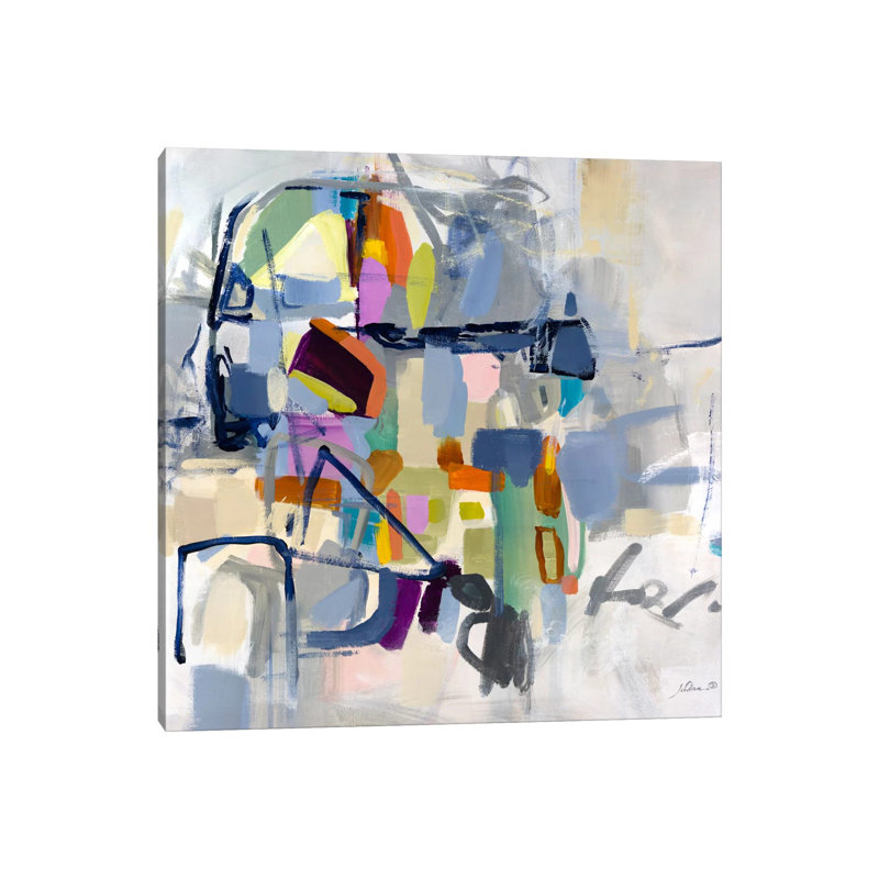 Head Games by Julian Spencer - Wrapped Canvas Painting, 66.04 cm H x 66.04 cm W x 3.175 cm D