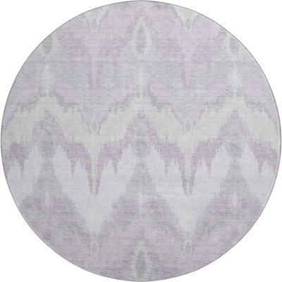 Premium Machine Washable Prisco Lavender Rug