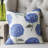 Embroidered Indoor/Outdoor Throw Pillow