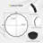 Aluminum Round Wavy Mirror Modern Home Décor-1417517733-1417517734