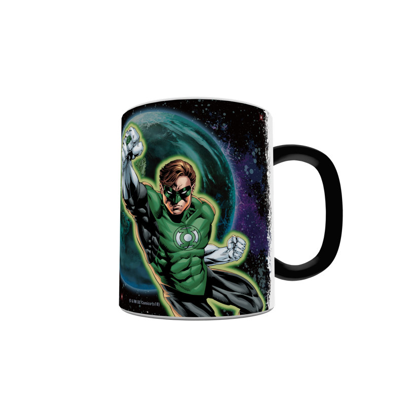 Lantern Dc Comics Hal Jordan Sensitive Color Changing Morphing Mugs Heat-Changing Drinkware - 11oz