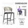Patio Bar Stool with Cushion